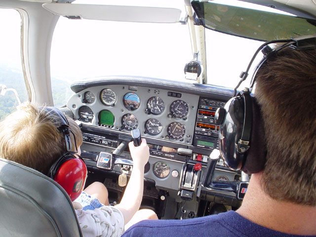 Nathan at the controls!