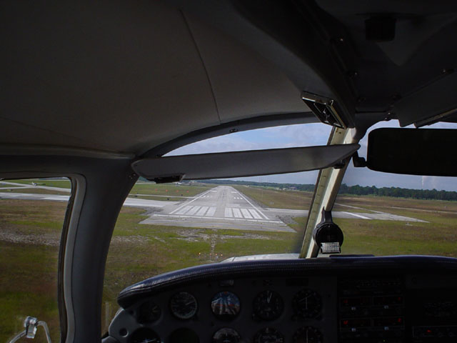 Short final for 32