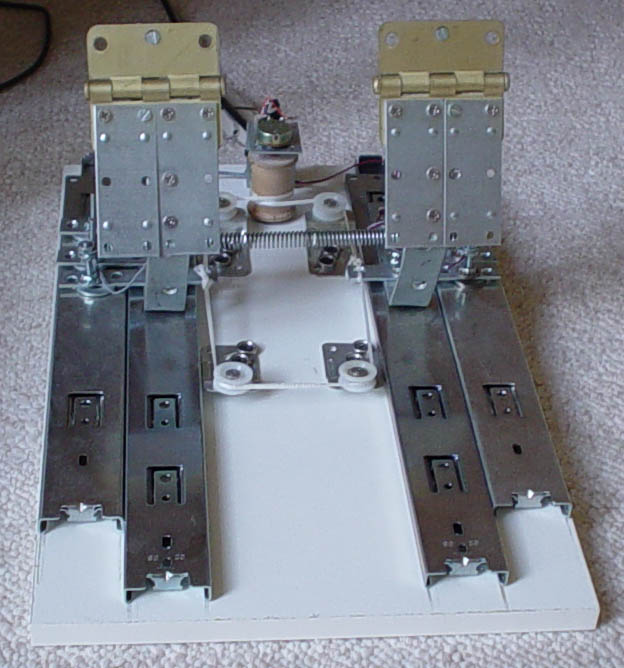 Front view of pedals